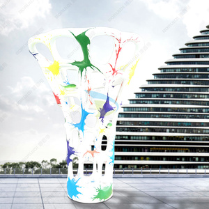 玻璃钢雕塑定制现代城市大型彩色标志性雕塑园林景观广场雕塑设计